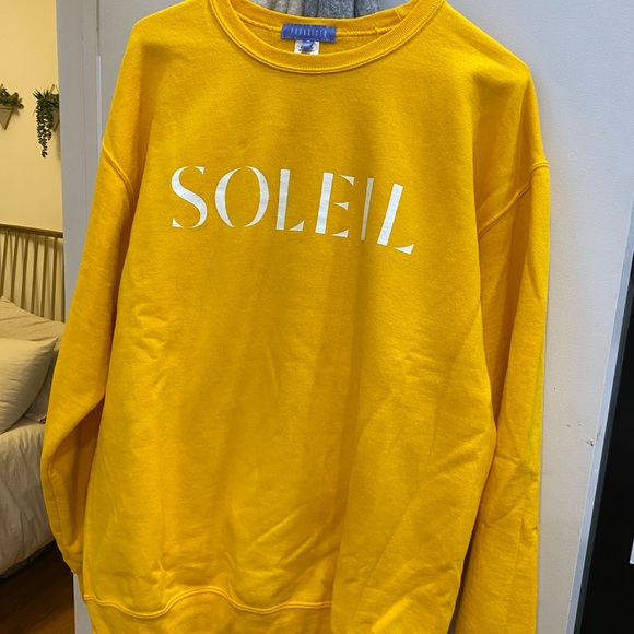 Soleil yellow sweatshirt - Picture 2 of 5